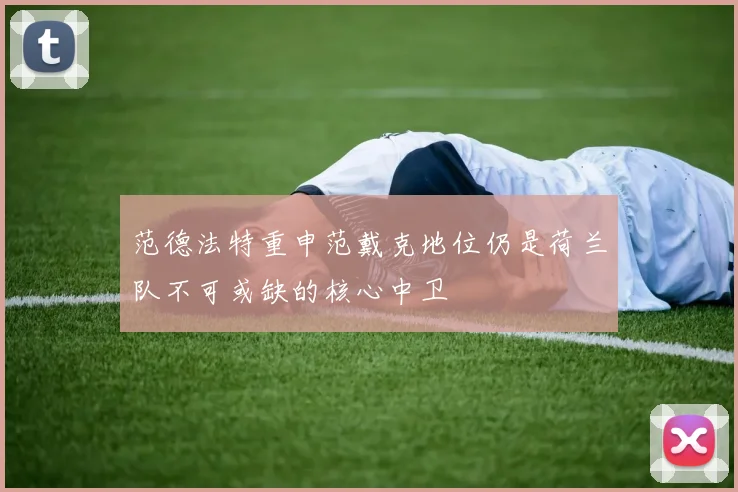 范德法特重申范戴克地位仍是荷兰队不可或缺的核心中卫